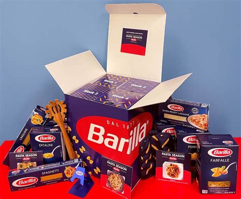 barilla masters of pasta box